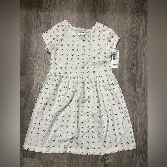 Carter's Other - Girl's‎ Carter's Short Sleeve White Dress- Size 7- NWT